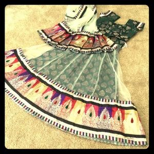 Women's Green Lehenga Choli